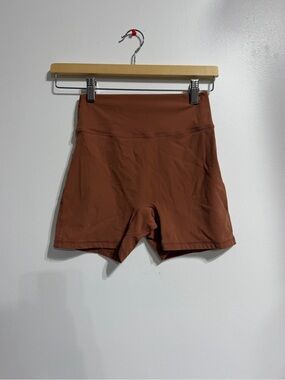Buffbunny Collection High Waisted Sculpt Seam Biker Shorts Size S